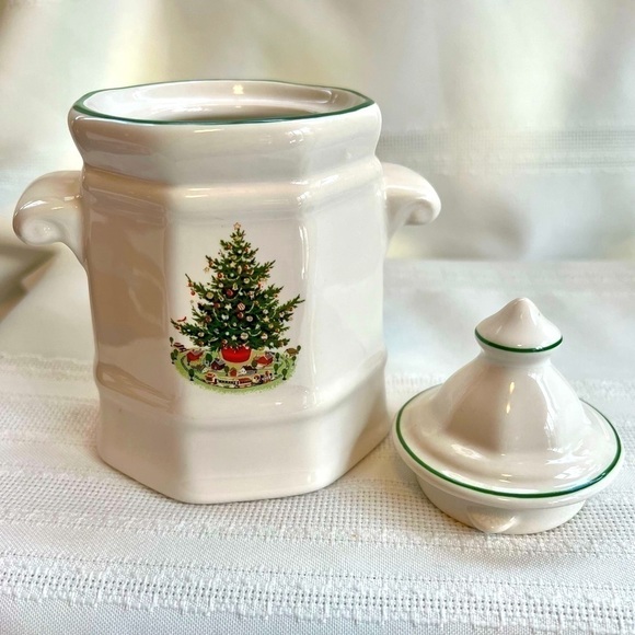 Pfaltzgraff Christmas Heritage Creamer & Sugar Bowl VTG Made in USA EUC - Picture 3 of 8